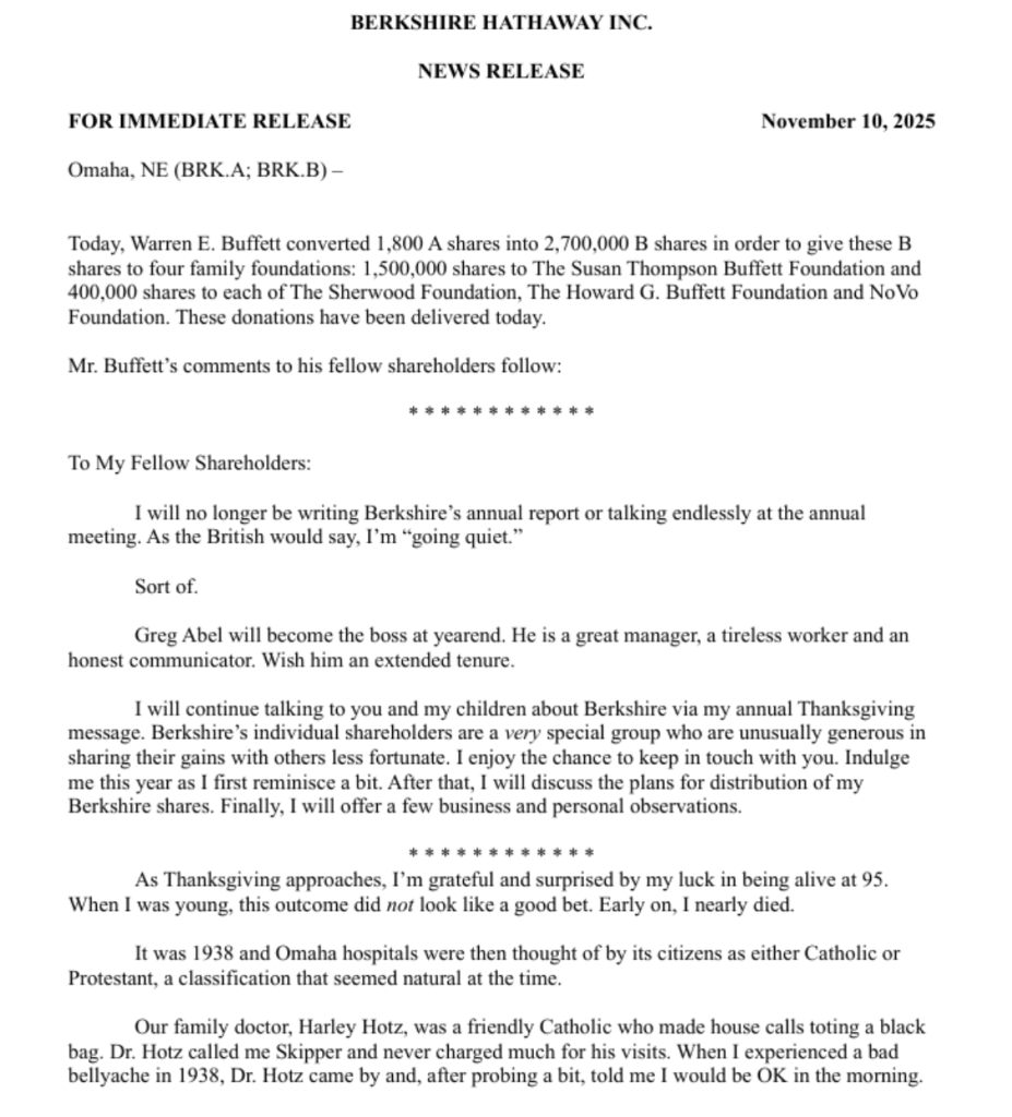 El adiós de Warren Buffett: un legado que seguirá moviendo mercados 4 Captura de pantalla 2025 11 11 a las 4.59.33 a. m