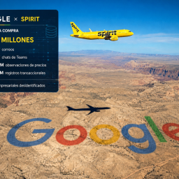 La nueva fiebre del oro: por qué Google pagará USD 10 millones por los datos de Spirit Airlines